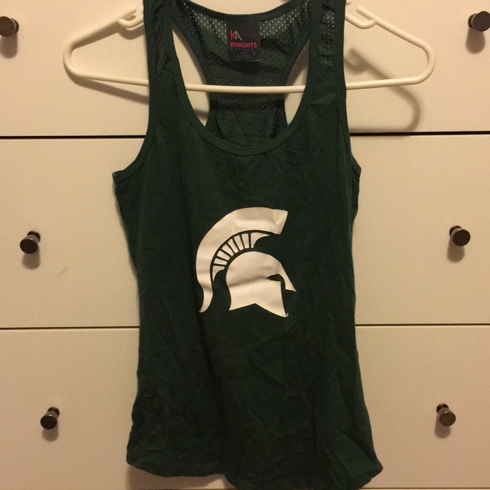 Michigan State Spartan tank top Sz Small